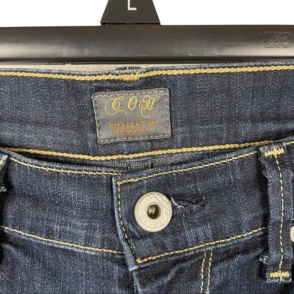Citizens of Humanity Womens Size 25 Ana Low Rise Jean Straight Leg Dark Wash USA - Picture 5 of 8